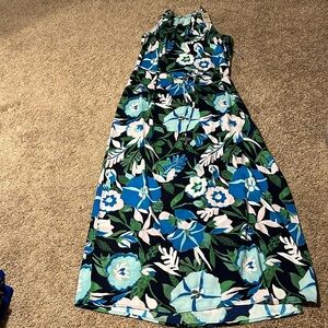 LOFT Halter Maxi Dress, size Medium petite